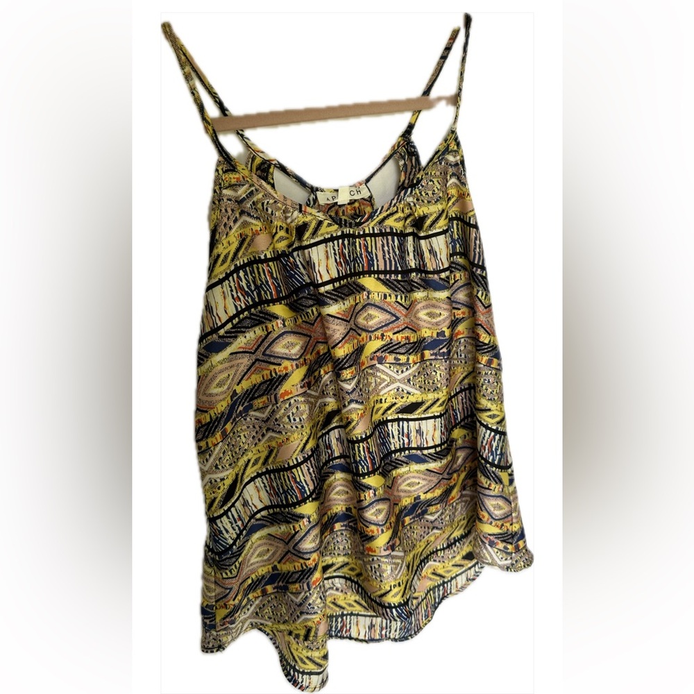 Satin spaghetti strap tank